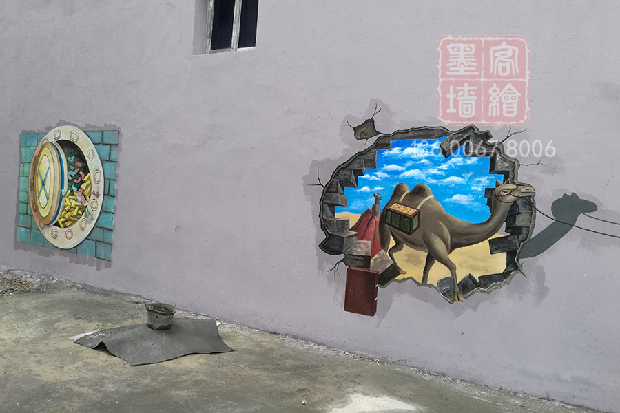 MK_QH28_3D墻繪